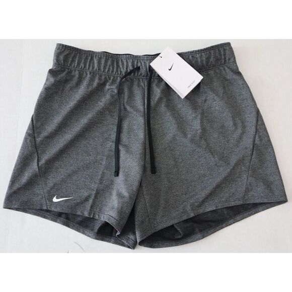 Nike W73902 Women's Sz Small Black Heather DRI-Fit Athletic Attack Shorts - Picture 1 of 6